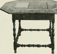 An illustration from Furniture of the olden time (1902)
