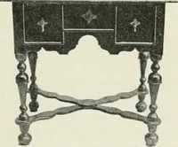 An illustration from Furniture of the olden time (1902)