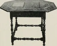 An illustration from Furniture of the olden time (1913)