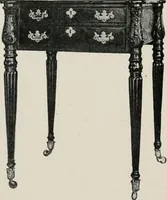 An illustration from Furniture of the olden time (1913)