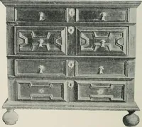 An illustration from Furniture of the olden time (1913)