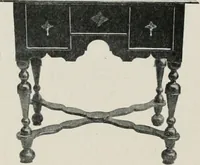 An illustration from Furniture of the olden time (1913)