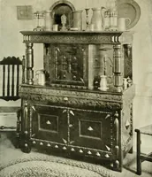 An illustration from Furniture of the Pilgrim century, 1620-1720, including colonial utensils and hardware (1910)