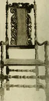 An illustration from Furniture of the Pilgrim century, 1620-1720, including colonial utensils and hardware (1910)