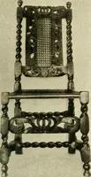 An illustration from Furniture of the Pilgrim century, 1620-1720, including colonial utensils and hardware (1910)