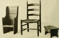 An illustration from Furniture of the Pilgrim century, 1620-1720, including colonial utensils and hardware (1910)