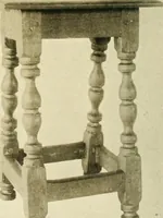 An illustration from Furniture of the Pilgrim century, 1620-1720, including colonial utensils and hardware (1910)