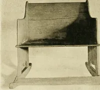 An illustration from Furniture of the Pilgrim century, 1620-1720, including colonial utensils and hardware (1910)