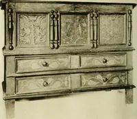 An illustration from Furniture of the Pilgrim century, 1620-1720, including colonial utensils and hardware (1910)