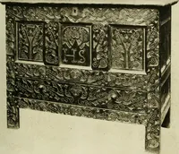 An illustration from Furniture of the Pilgrim century, 1620-1720, including colonial utensils and hardware (1910)