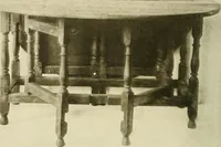 An illustration from Furniture of the Pilgrim century, 1620-1720, including colonial utensils and hardware (1910)
