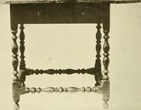 An illustration from Furniture of the Pilgrim century, 1620-1720, including colonial utensils and hardware (1910)