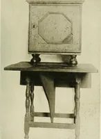 An illustration from Furniture of the Pilgrim century, 1620-1720, including colonial utensils and hardware (1910)