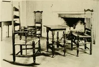 An illustration from Furniture of the Pilgrim century, 1620-1720, including colonial utensils and hardware (1910)