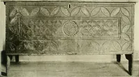 An illustration from Furniture of the Pilgrim century, 1620-1720, including colonial utensils and hardware (1910)