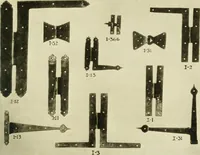 An illustration from Furniture of the Pilgrim century, 1620-1720, including colonial utensils and hardware (1910)