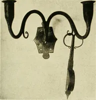An illustration from Furniture of the Pilgrim century, 1620-1720, including colonial utensils and hardware (1910)