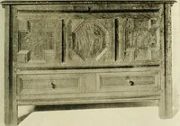 An illustration from Furniture of the Pilgrim century, 1620-1720, including colonial utensils and hardware (1910)
