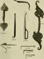 An illustration from Furniture of the Pilgrim century, 1620-1720, including colonial utensils and hardware (1910)