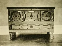 An illustration from Furniture of the Pilgrim century, 1620-1720, including colonial utensils and hardware (1910)