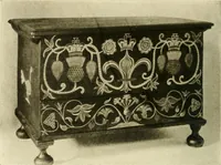 An illustration from Furniture of the Pilgrim century, 1620-1720, including colonial utensils and hardware (1910)