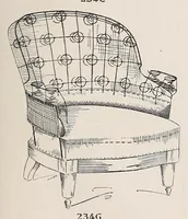 An illustration from Furniture upholstering; a practical handbook for the upholsterer .. over seven hundred illustrations with descriptive text (1914)