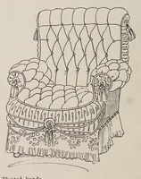 Picture 17 of 18 from Furniture upholstering; a practical handbook for the upholsterer .. over seven hundred illustrations with descriptive text (1914), leaf 120