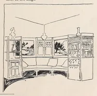 An illustration from Furniture upholstering; a practical handbook for the upholsterer .. over seven hundred illustrations with descriptive text (1914)