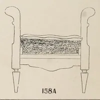 Picture 5 of 18 from Furniture upholstering; a practical handbook for the upholsterer .. over seven hundred illustrations with descriptive text (1914), leaf 50