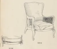 An illustration from Furniture upholstering; a practical handbook for the upholsterer .. over seven hundred illustrations with descriptive text (1914)