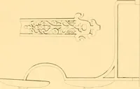 An illustration from Furniture with candelabra and interior decoration (1838)