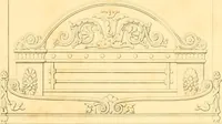 An illustration from Furniture with candelabra and interior decoration (1838)