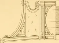 An illustration from Furniture with candelabra and interior decoration (1838)