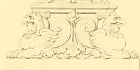 An illustration from Furniture with candelabra and interior decoration (1838)