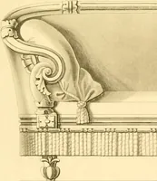 An illustration from Furniture with candelabra and interior decoration (1838)