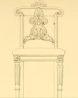 An illustration from Furniture with candelabra and interior decoration (1838)