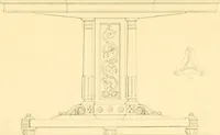 An illustration from Furniture with candelabra and interior decoration (1838)