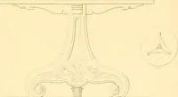 An illustration from Furniture with candelabra and interior decoration (1838)