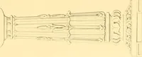An illustration from Furniture with candelabra and interior decoration (1838)