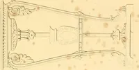 An illustration from Furniture with candelabra and interior decoration (1838)