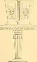 An illustration from Furniture with candelabra and interior decoration (1838)