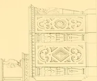 An illustration from Furniture with candelabra and interior decoration (1838)