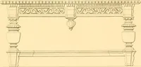 An illustration from Furniture with candelabra and interior decoration (1838)