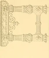 An illustration from Furniture with candelabra and interior decoration (1838)