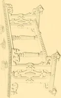 An illustration from Furniture with candelabra and interior decoration (1838)