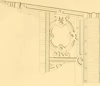 An illustration from Furniture with candelabra and interior decoration (1838)