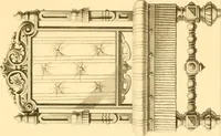 An illustration from Furniture with candelabra and interior decoration (1838)