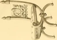 An illustration from Furniture with candelabra and interior decoration (1838)