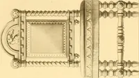 An illustration from Furniture with candelabra and interior decoration (1838)