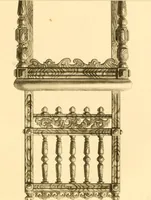 An illustration from Furniture with candelabra and interior decoration (1838)